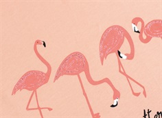 Name It peach bud printet glitter t-shirt